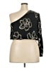 11. Honore Black Long Sleeve Blouse Size 18 - photo 2