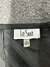 Le Suit 100% Polyester Solid Black Formal Skirt Size 14 - photo 4