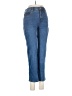 Curve Appeal Chevron-herringbone Blue Jeans Size 2 - photo 1