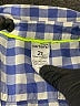 Carter's 100% Cotton Checkered-gingham Blue Long Sleeve Button-Down Shirt Size 2T - photo 3