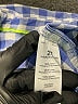 Carter's 100% Cotton Checkered-gingham Blue Long Sleeve Button-Down Shirt Size 2T - photo 4