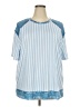 Shein Blue Short Sleeve Blouse Size 2X - photo 1