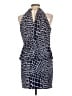 Cache Graphic Blue Cocktail Dress Size 10 - photo 2