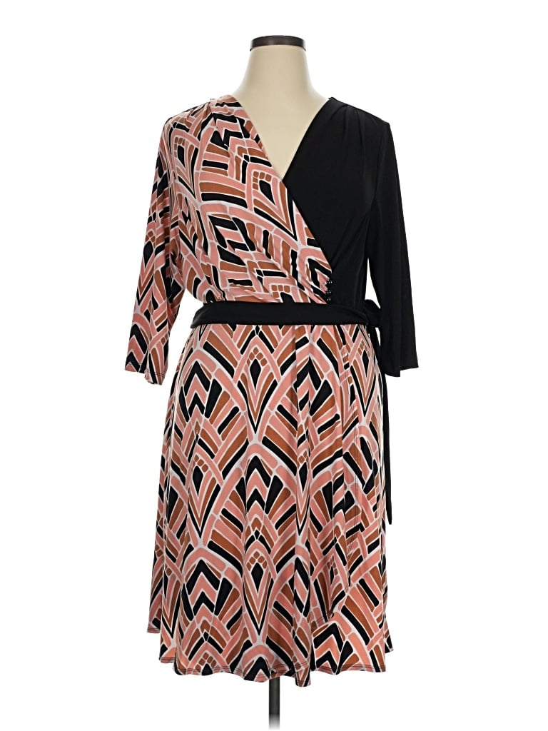 Pre-owned Bob Mackie Cocktail Dress In Brown