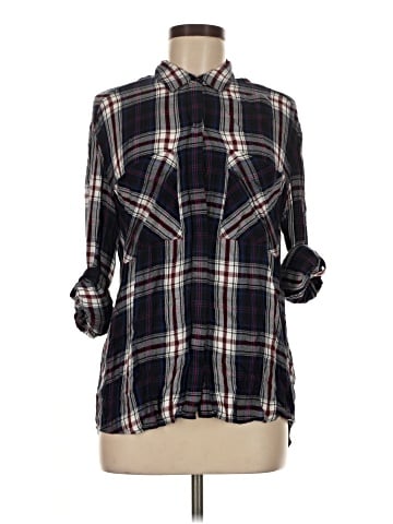Express 3/4 Sleeve Button-Down Shirt (view 1)