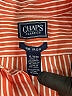 Chaps 100% Cotton Stripes Orange Long Sleeve Button-Down Shirt Size XL - photo 7