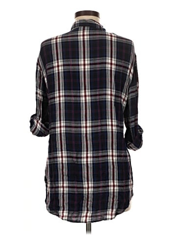 Express 3/4 Sleeve Button-Down Shirt (view 2)