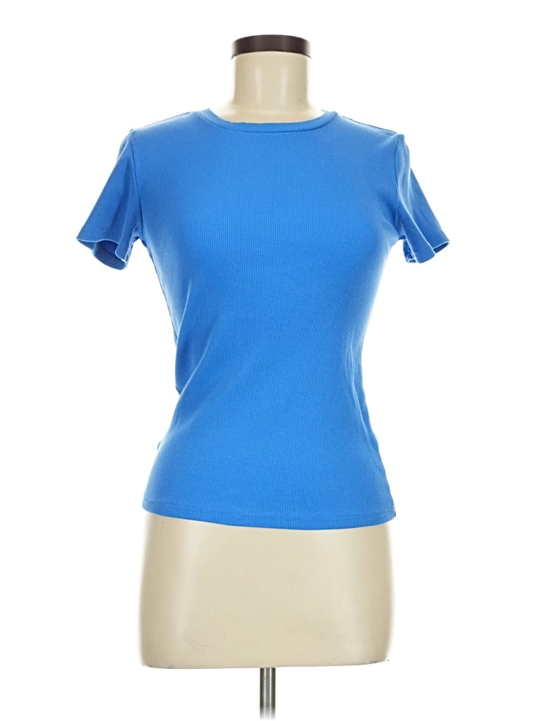 Pre-owned Unbranded Active T-shirt In Blue