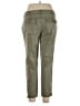 Ann Taylor LOFT Solid Green Cargo Pants Size 12 - photo 2
