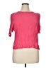Apt. 9 Pink Short Sleeve Blouse Size XL Petite - photo 1