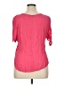 Apt. 9 Pink Short Sleeve Blouse Size XL Petite - photo 2
