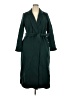 Just Fab Green Trenchcoat Size XXL - photo 1