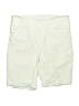 Apt. 9 Solid Ivory Khaki Shorts Size 10 - photo 1