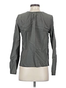 Self Contrast Long Sleeve Blouse (view 2)