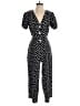 Primark Polka Dots Black Jumpsuit Size 8 - photo 1