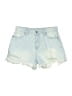 No Boundaries 100% Cotton Blue Denim Shorts Size 5 - photo 1