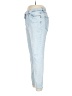 Good American 100% Cotton Hearts Blue Jeans Size 16 - photo 5