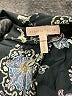 Rebecca Taylor Paisley Black Silk Pants Size 4 - photo 7