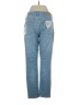 7 For All Mankind Hearts Blue Jeans Size 27 waist - photo 2