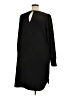 J.Crew 100% Polyester Solid Black Casual Dress Size 16 (tall) - photo 2