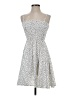 Unbranded 100% Polyester Polka Dots White Casual Dress Size XS - photo 1