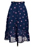 Aqua 100% Polyester Stars Blue Casual Skirt Size XS - photo 1