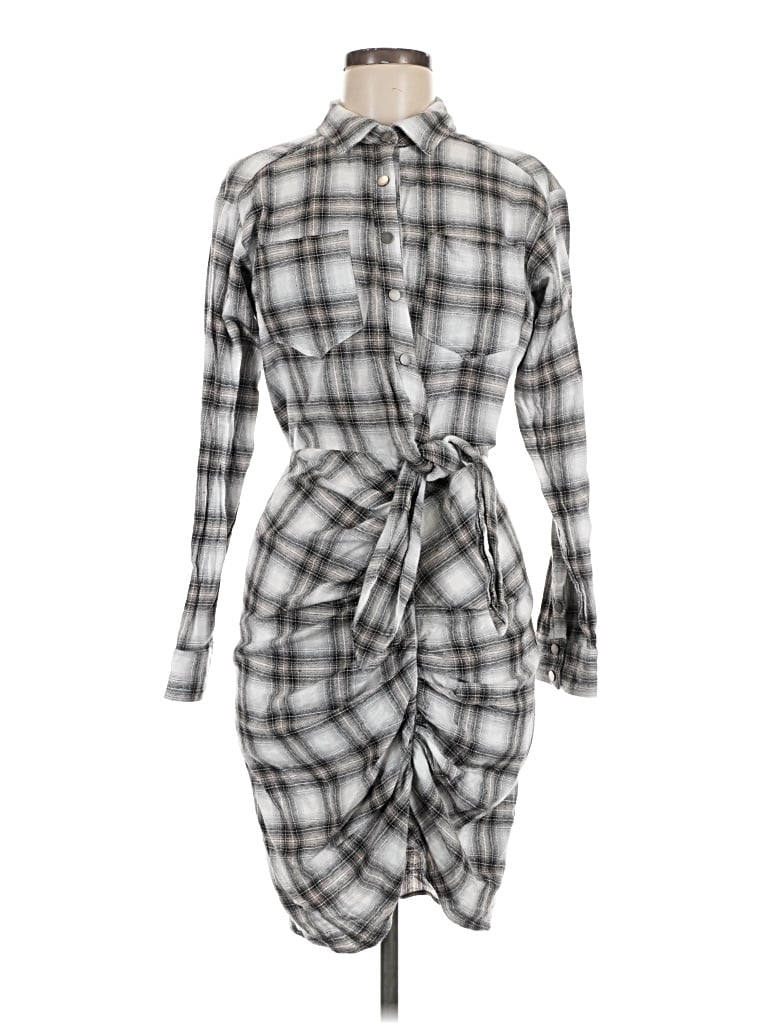 Pre-owned Vici Casual Dress In Gray