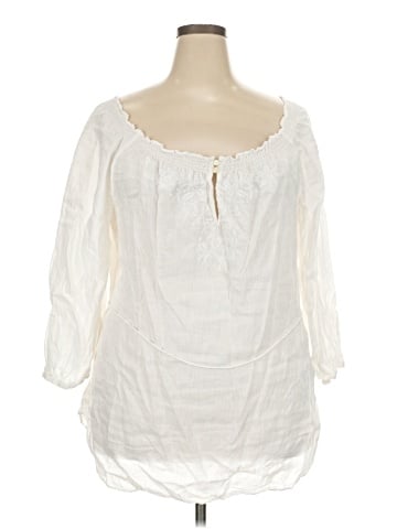 Lauren by Ralph Lauren 3/4 Sleeve Blouse (view 1)