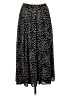 Talbots Polka Dots Black Casual Skirt Size 10 - photo 1