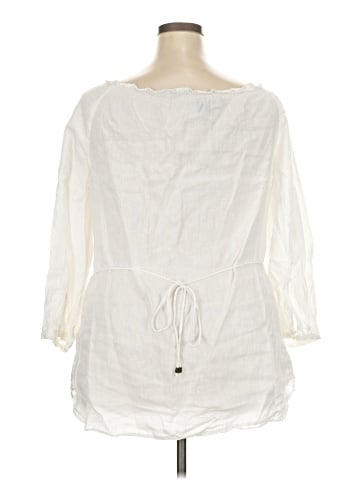 Lauren by Ralph Lauren 3/4 Sleeve Blouse (view 2)