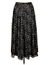 Talbots Polka Dots Black Casual Skirt Size 10 - photo 2