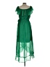 SLNY 100% Polyester Green Cocktail Dress Size 12 - photo 2