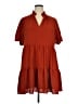 CeCe 100% Polyester Red Casual Dress Size XL - photo 1