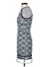 ASOS 100% Polyester Graphic Gray Cocktail Dress Size 2 - photo 5