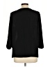 Counterparts 100% Polyester Black 3/4 Sleeve Blouse Size L - photo 2