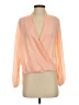 Bongo 100% Polyester Orange 3/4 Sleeve Blouse Size S - photo 1