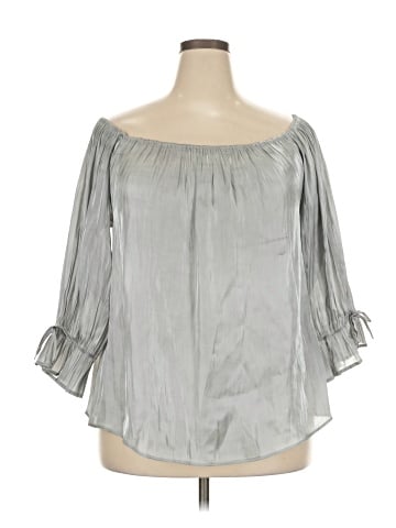 Cato 3/4 Sleeve Blouse (view 1)