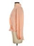 Bongo 100% Polyester Orange 3/4 Sleeve Blouse Size S - photo 5