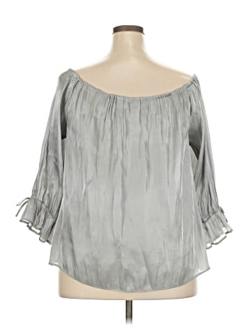 Cato 3/4 Sleeve Blouse (view 2)