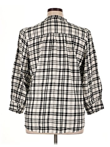 Express 3/4 Sleeve Button-Down Shirt (view 2)