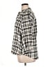 Express Checkered-gingham Ivory 3/4 Sleeve Button-Down Shirt Size XL - photo 5