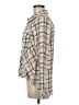 Splendid Plaid Ivory Long Sleeve Blouse Size M - photo 5