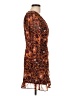 Montgomery Post 100% Recycled Polyester Orange Cocktail Dress Size Lg Petite - photo 4