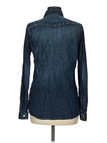 7 For All Mankind Long Sleeve Button-Down Shirt (view 2)