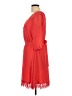 Sequin Hearts Solid Red Orange Cocktail Dress Size L - photo 5