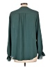 T Tahari 100% Polyester Teal 3/4 Sleeve Blouse Size L - photo 2
