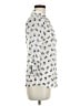 Freebird Animal Print Ivory 3/4 Sleeve Blouse Size M - photo 4