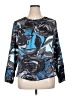 Pendleton 100% Silk Blue Long Sleeve Silk Top Size 16 Petite - photo 1