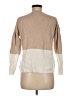 Poof! Color Block Tan Pullover Sweater Size M - photo 2