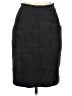Assorted Brands 100% Leather Solid Black Gray Leather Skirt Size M - photo 1